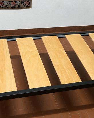 Rete singola a doghe 80x190 cm + Struttura letto