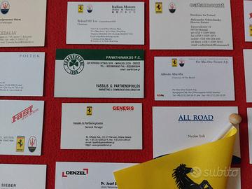 Ferrari 350 biglietti da visita Maranello & mondo