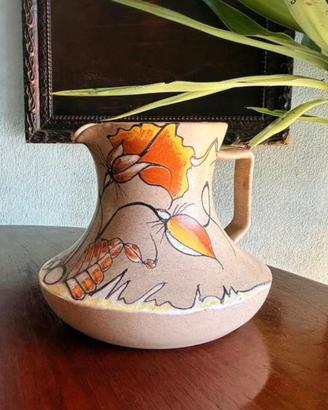 Brocca vintage in ceramica decorata Daniele Toschi