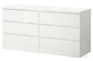 Cassettiera Ikea bianca