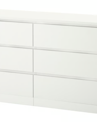 Cassettiera Ikea bianca