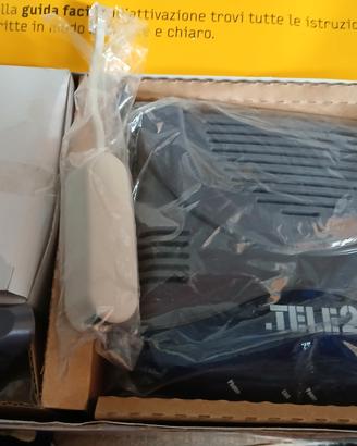 router Telsey CPVA502 Tele2 con cd installazione 