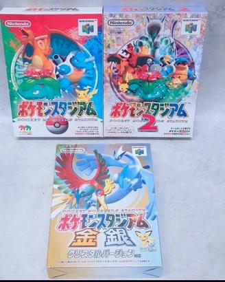 Pokemon stadium/2/gold silver nintendo 64 JPN