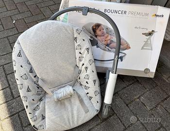 Hauck Alpha+ Sdraietta Grigio neonato con Dondolo