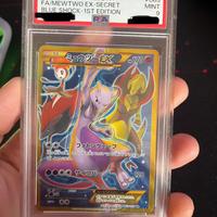 Mewtwo blue shock japanese 1st ed - PSA 9