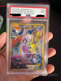 Mewtwo blue shock japanese 1st ed - PSA 9