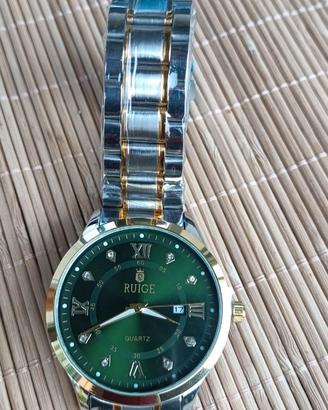 Orologio RUIGE Luxury Uomo - Quadrante Verde Solei