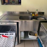 Lavaoggetti professionale + lavello