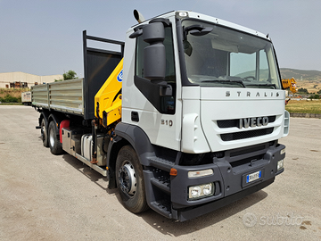 Iveco STRALIS 310 GRU EFFER 110 RIBALTABILE