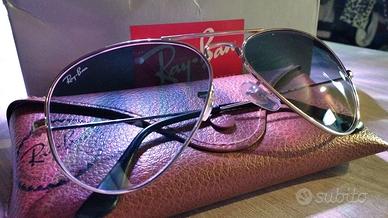 Occhiali Ray-Ban Aviator Lenti Azzurre