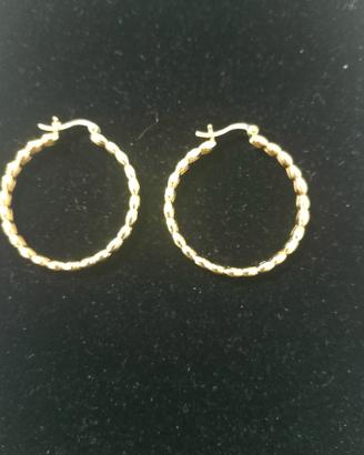 Orecchini donna cerchietti argento 925