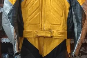 Tuta pelle divisibile MTech taglia 52