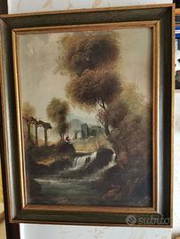 Dipinto in olio su tela a firma Ravel (1915)