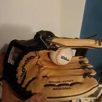 guantone baseball più pallina Wilson 