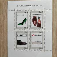 foglietto francobollo Calzature Italiane 