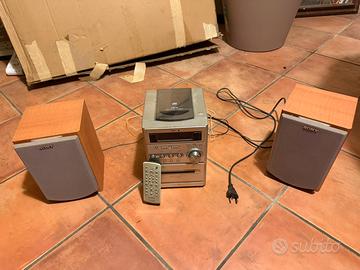 Impianto stereo Sony con casse originali