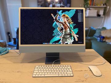 iMac M1 – ssd 512gb, ram 16gb, 4 usb-c, ethernet