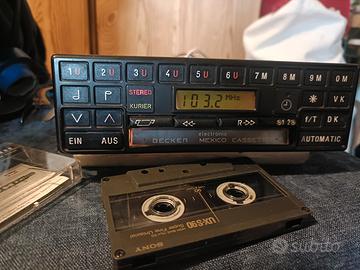 Autoradio epoca vintage Becker Mexico 
