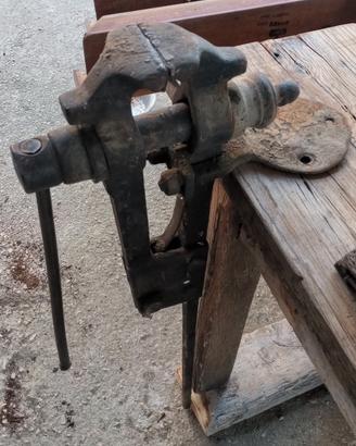 morsa antica da fabbro 