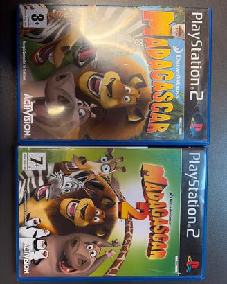 Madagascar 1 + Madagascar 2 PS2