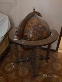 Mappamondo Antico in Legno