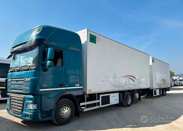 Daf XF 105.460 E5 frigo 8m con sponda Biga Omar