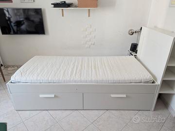letto singolo 90×200 Brimnes ikea