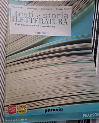 testi e storia della letteratura 