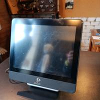 schermo monitor computer touch per attività commer