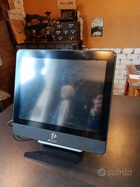 schermo monitor computer touch per attività commer