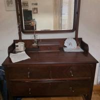 mobile antico  comò con specchio