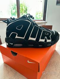 Nike air more uptempo nere bianche