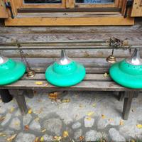 Lampadario Biliardo Vintage