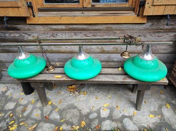 Lampadario Biliardo Vintage