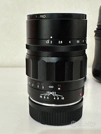 Voigtlander Helliar VM 75mm f1.8 attacco Leica M