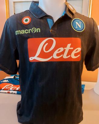 Maglia ufficiale sscnapoli polo jeans 2014/15