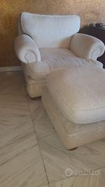 Poltrona e pouf coordinati