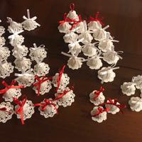 Idea regalo campanelle all'uncinetto +sonaglio