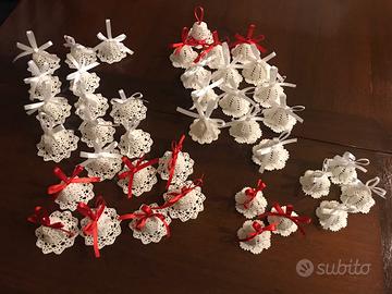 Idea regalo campanelle all'uncinetto +sonaglio