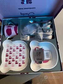 set pappa sambonet piatti bicchiere posate