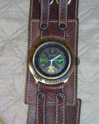 Orologio winchester uomo marrone scuro con datario