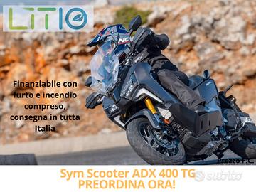Sym ADX 400 TG INTERESSI ZERO FURTO INCENDIO 24MES