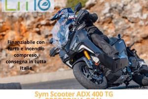 Sym ADX 400 TG INTERESSI ZERO FURTO INCENDIO 24MES