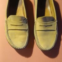 scarpe mocassino donna Tod's in camoscio