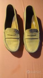 scarpe mocassino donna Tod's in camoscio