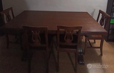 Tavolo noce 180 x 85 - 360 x 85 