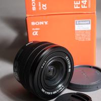 Sony  28-60 mm F4-5.6 nuovissimo. Mai usato