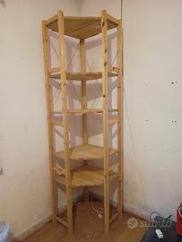 Scaffale angolare legno IKEA ivar