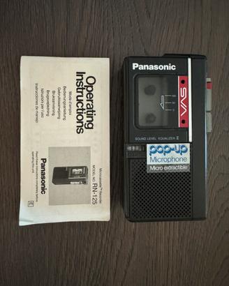 Panasonic RN-125 micro cassette tape registratore