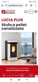 Stufa a pellet Nordica Extraflame Lucia plus
